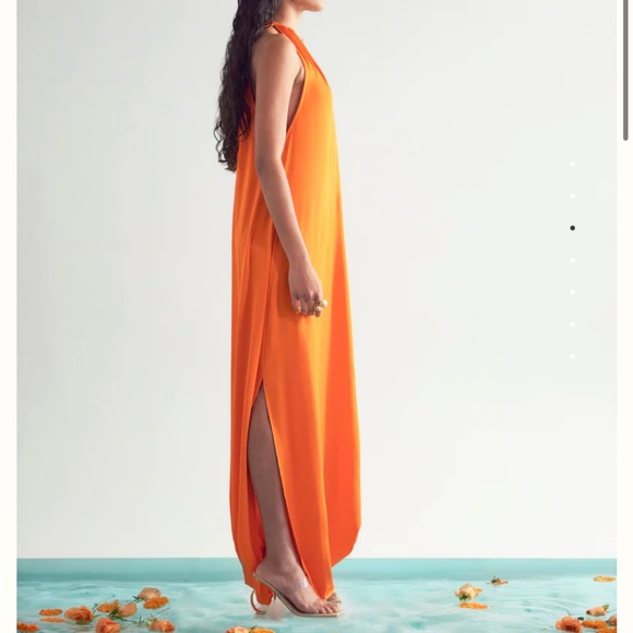 Luna gown in color poppy by Cult Gaia - Picture 3 of 6